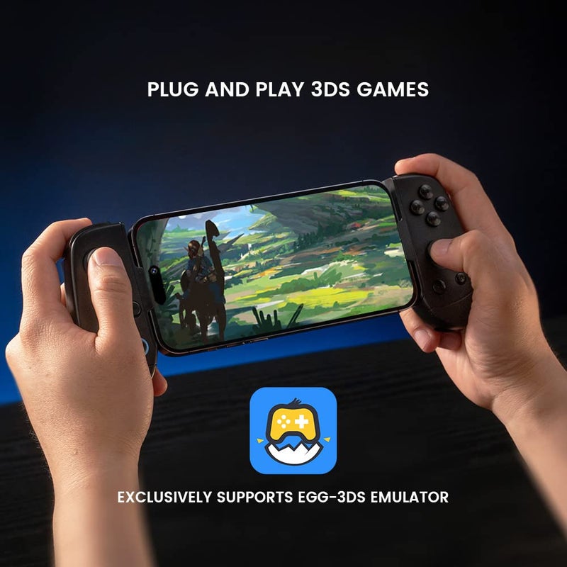 LEADJOY M1B Mobile Game Controller for iPhone (Lightning) - Play Xbox, GeForceNOW, Genshin Impact, Diablo Immortal, Call of Duty, Apex- Passthrough Charging- Ultra Low Latency - Image 5